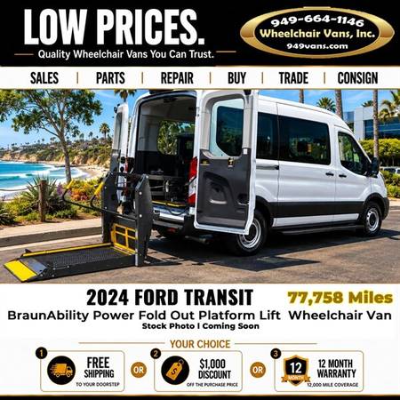 2024 Ford Transit XLBRAUNABILITYPOWER