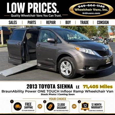 2013 Toyota Sienna LEBRAUNABILITYPOWER
