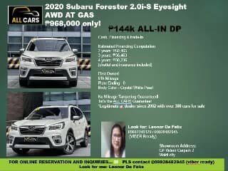 2020 Subaru Forester 2.0Is Eyesight At Gas🔥