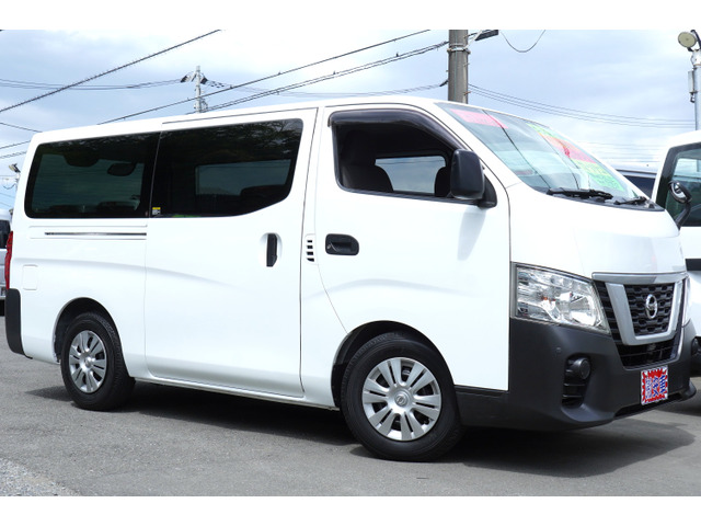 2019 Nissan NV350 Caravan 2.0DXロング5ドア低床BカメラPWキーレス1オナ簿