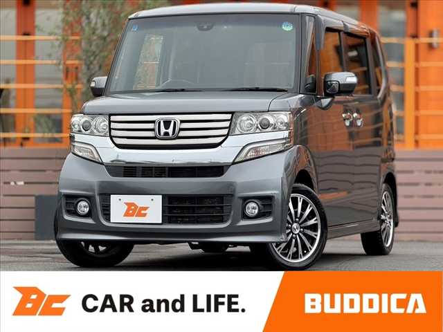 2014 Honda N-Box カスタムGターボAパケ★禁煙★社外ナビ★両電スラ★