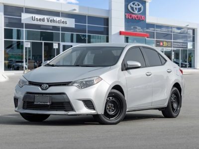 2016 Toyota Corolla 4DRSDNCVTLE