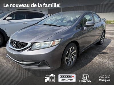 2015 Honda Civic EX4PORTES,BOÎTEAUTOMATIQUE